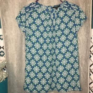 NWT Floral Banana Republic Short Sleeve Shirt